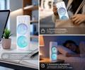 Ventilatore raffreddatore d'aria domestico usb ricaricabile