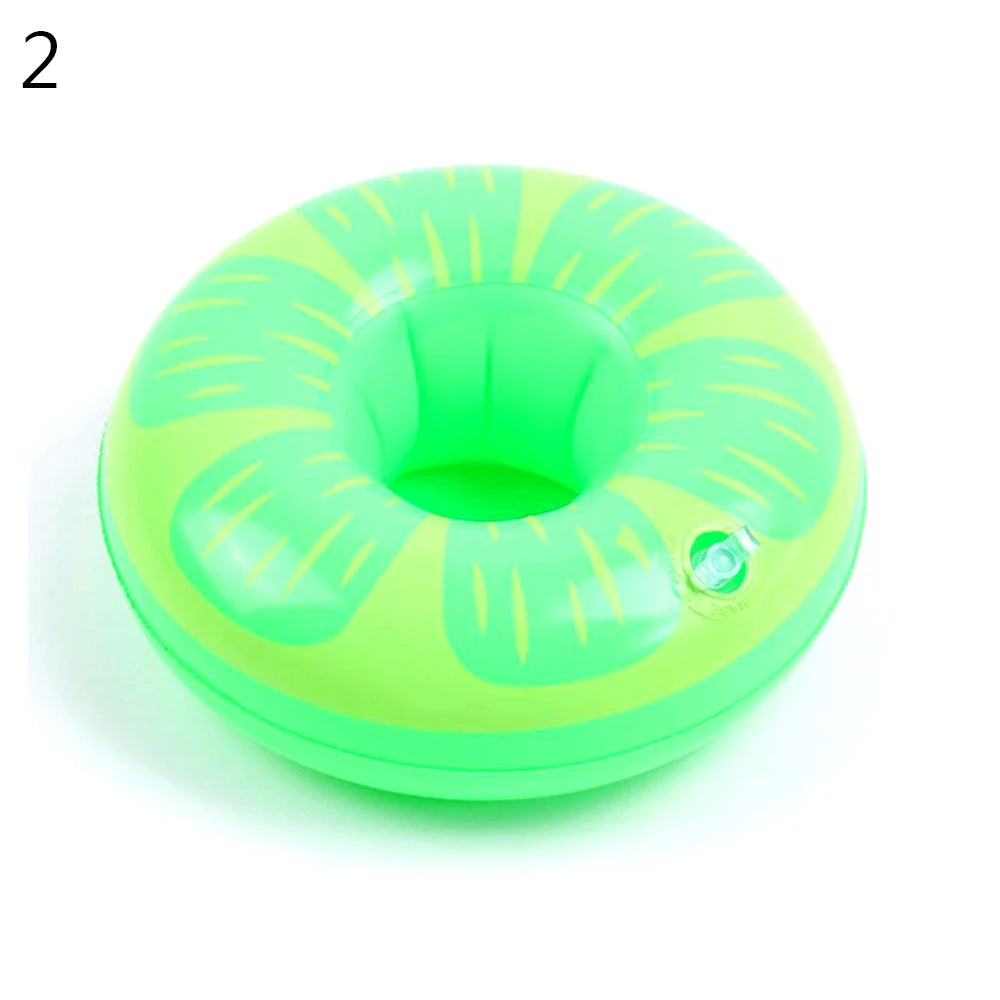 Porta Bevande Galleggiante da Piscina – Cup Holder Gonfiabile per Drink in Estate | Pool Party Accessorio Relax