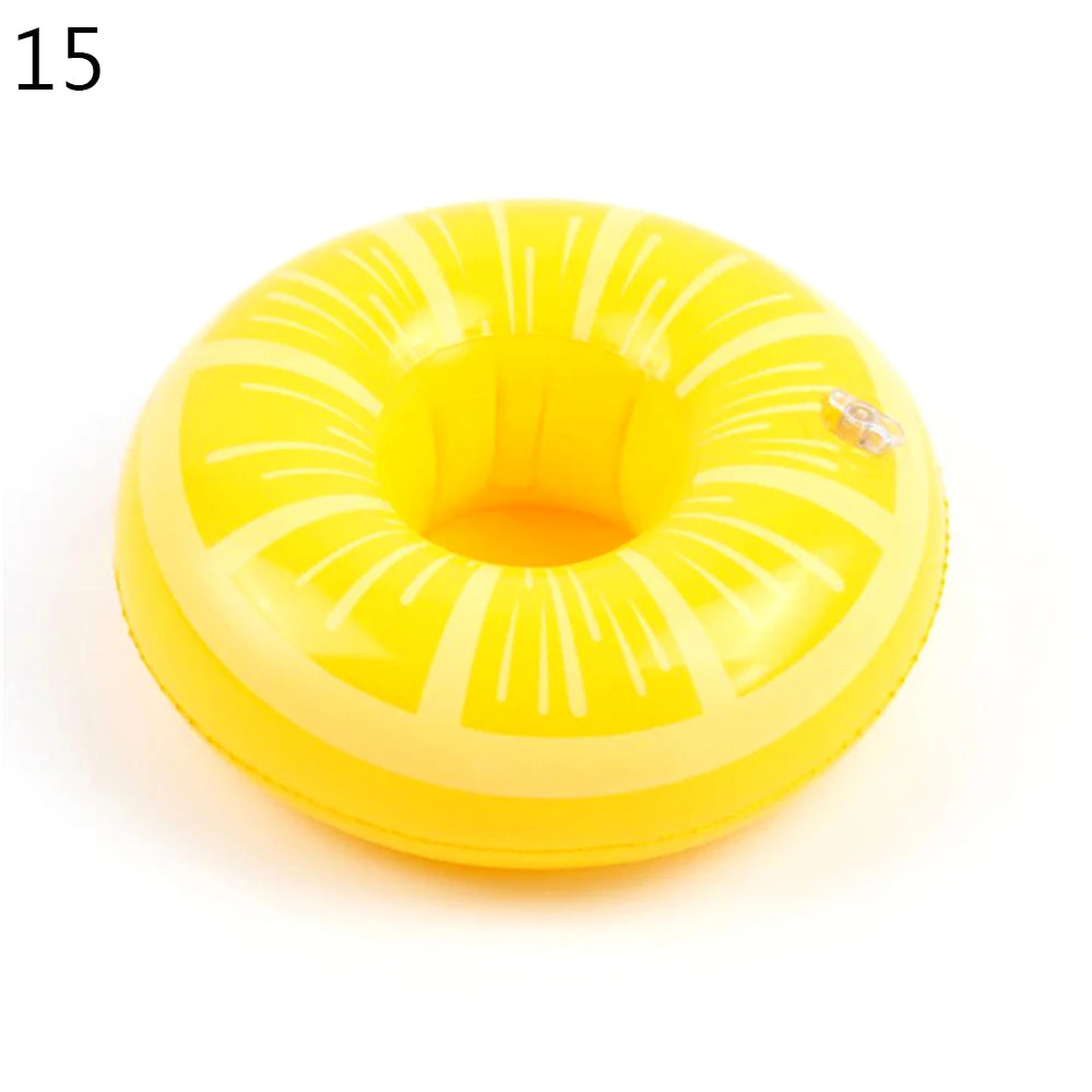 Porta Bevande Galleggiante da Piscina – Cup Holder Gonfiabile per Drink in Estate | Pool Party Accessorio Relax