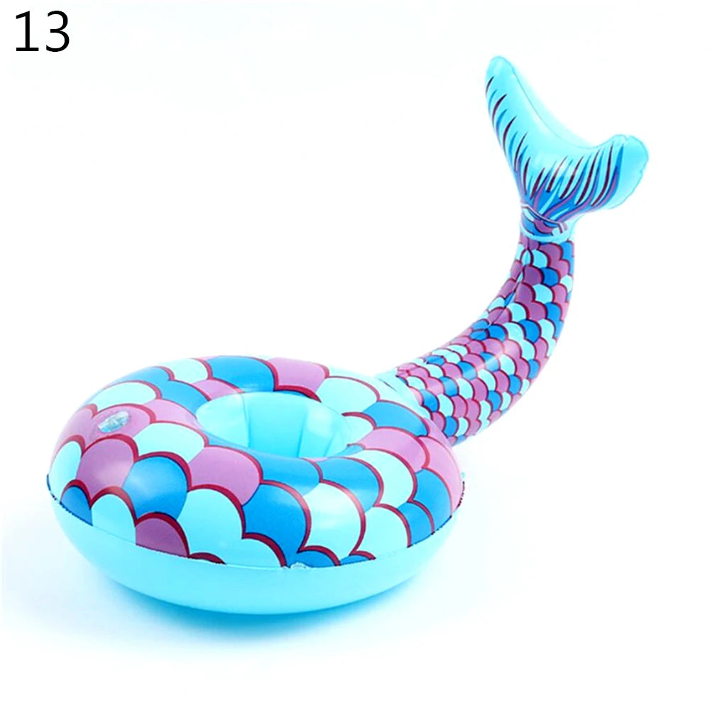 Porta Bevande Galleggiante da Piscina – Cup Holder Gonfiabile per Drink in Estate | Pool Party Accessorio Relax