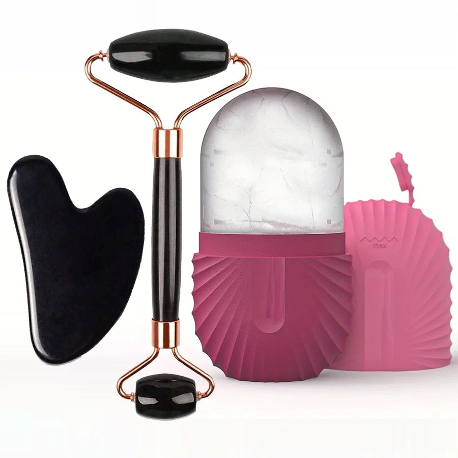 Kit Beauty Viso Completo 3 in 1 – Effetto Lifting Naturale e Pelle Radiosa