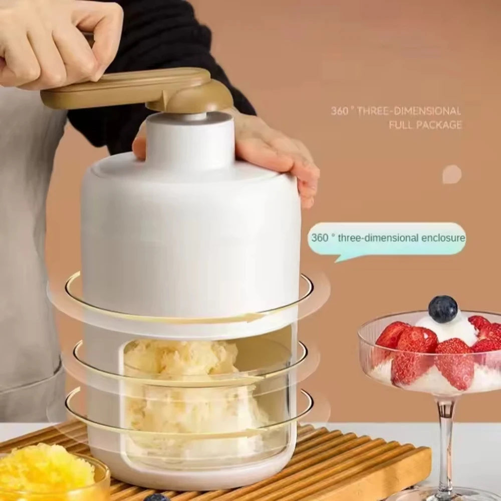 Fluffy Ice Maker – Tritaghiaccio Manuale per Ghiaccio Soffice