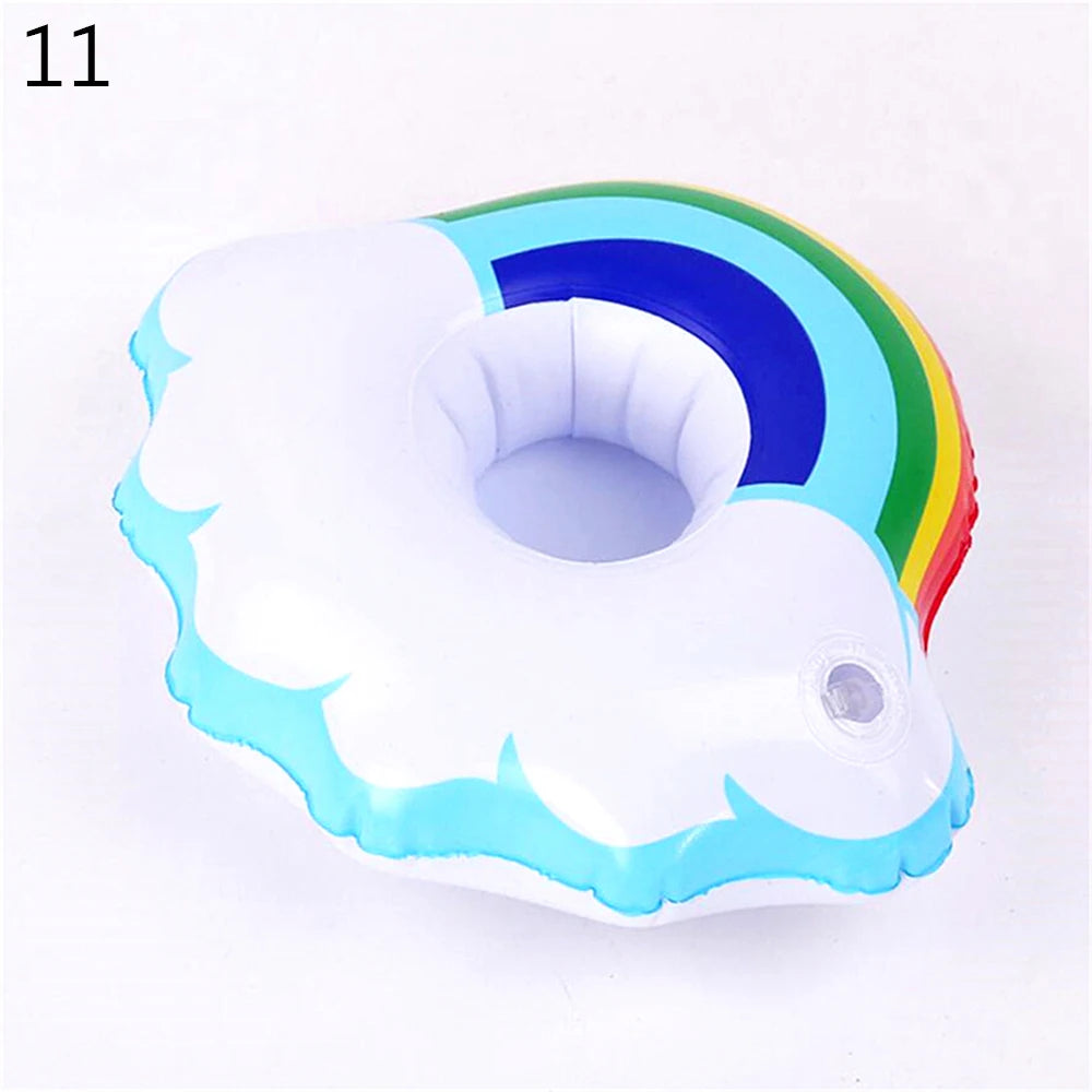 Porta Bevande Galleggiante da Piscina – Cup Holder Gonfiabile per Drink in Estate | Pool Party Accessorio Relax